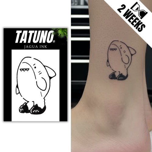 Tatuaż jagua półtrwały rekin