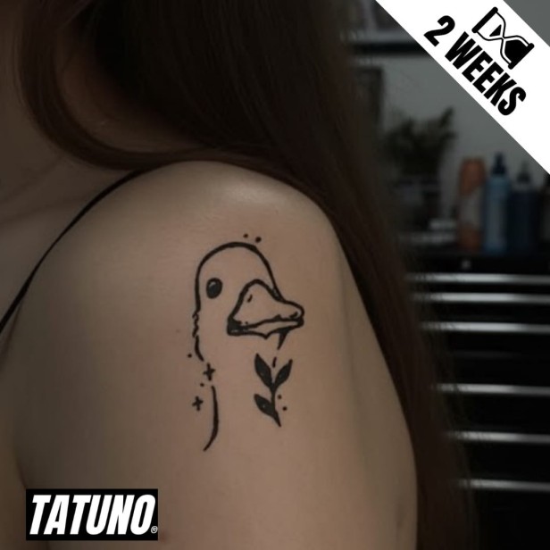 Tatuaż jagua półtrwały kaczka