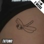 Tatuaż jagua półtrwały ważka