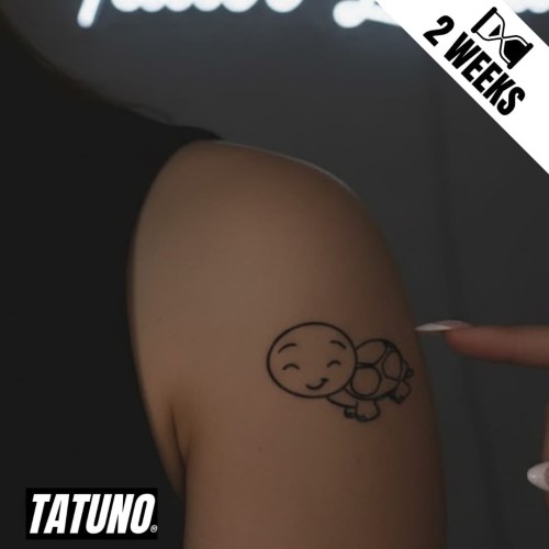 Tatuaż jagua półtrwały żółwik