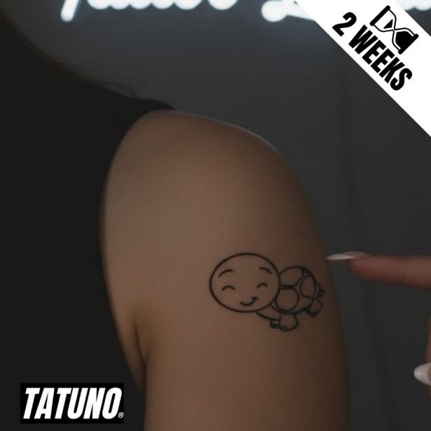 Tatuaż jagua półtrwały żółwik