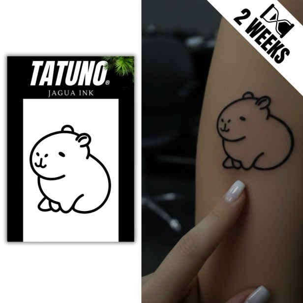 Tatuaż jagua półtrwały kapibara