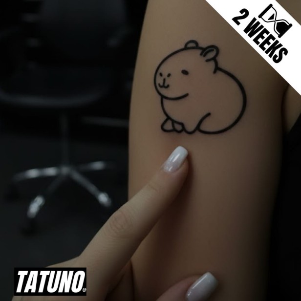 Tatuaż jagua półtrwały kapibara