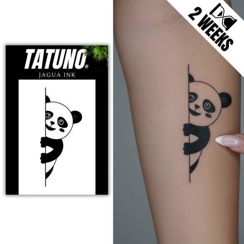 Tatuaż jagua półtrwały urocza panda