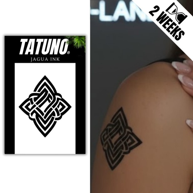 Tatuaż jagua półtrwały celtycki węzeł nieskończoności
