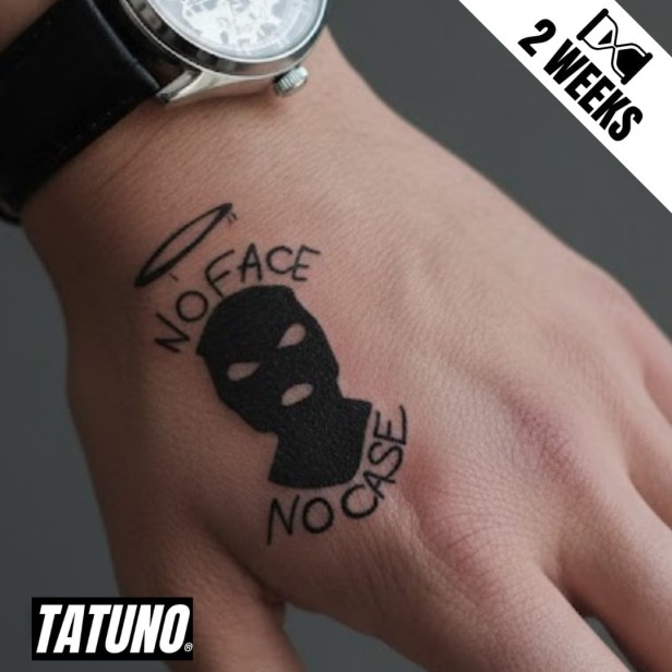Tatuaż jagua półtrwały no face no case