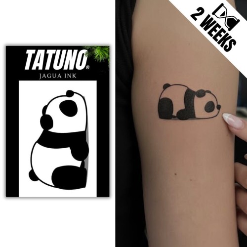 Tatuaż jagua półtrwały panda