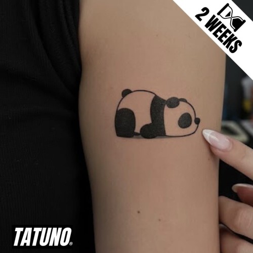 Tatuaż jagua półtrwały panda