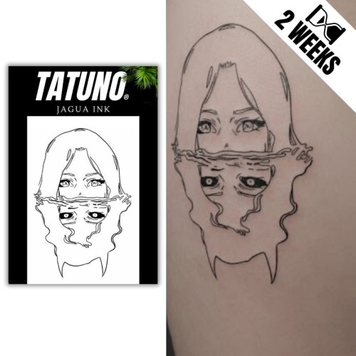 Tatuaż jagua półtrwały czasem odbicie wie więcej