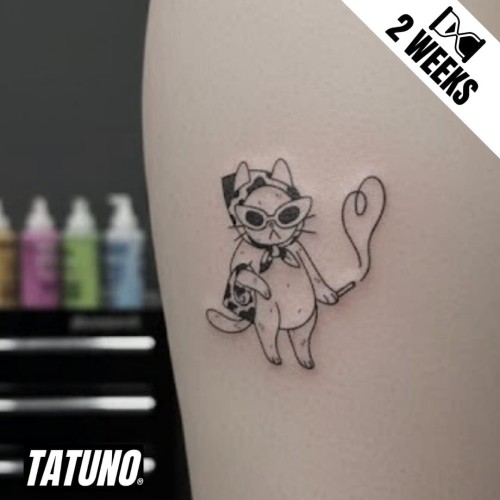 Tatuaż jagua półtrwały kocica z zasadami