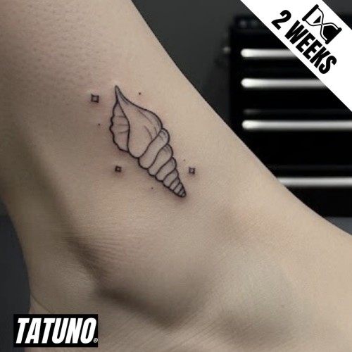 Tatuaż jagua półtrwały palma i zachód słońca