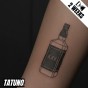 Tatuaż jagua półtrwały klasyka whisky