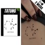 Tatuaż jagua półtrwały znak zodiaku strzelec