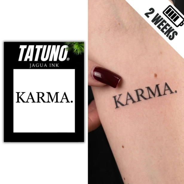 Tatuaż półtrwały karma