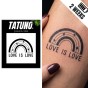 Tatuaż półtrwały love is love
