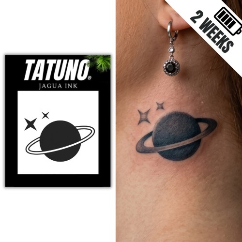 Tatuaż półtrwały planeta