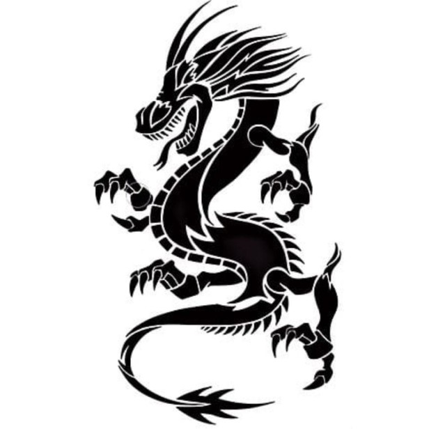 tatuaż smok
