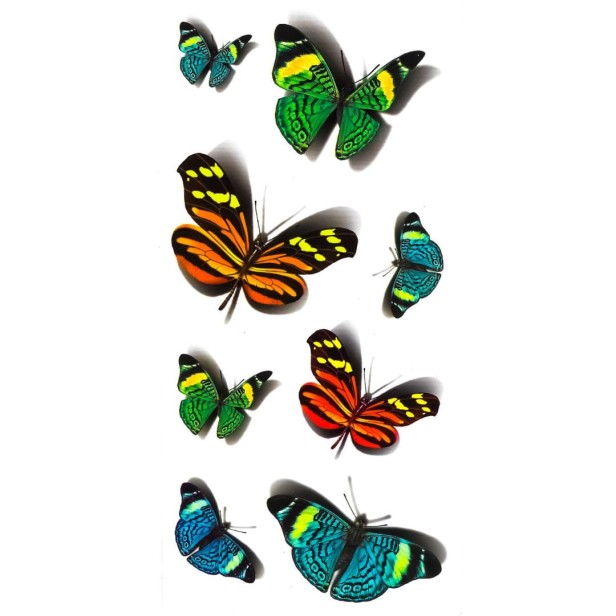 Tatuaże motyle 3d