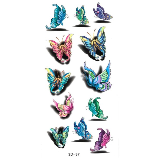 Tatuaże dla dzieci motylki 2