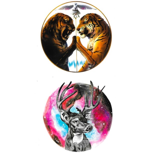 Tatuaże dla dzieci tygrysy jeleń