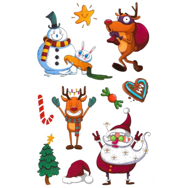 Świąteczne tatuaże dla dzieci