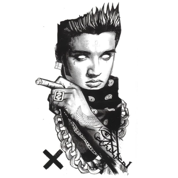 Tatuaż Elvis Presley