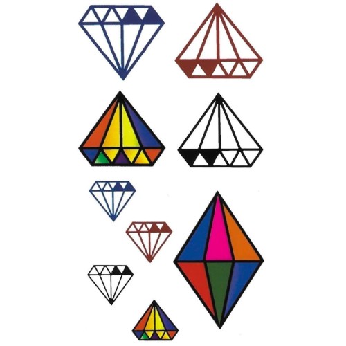 Tatuaże dla dzieci diamenty