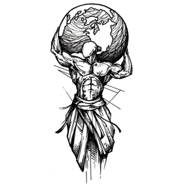 Tatuaż zmywalny uranos