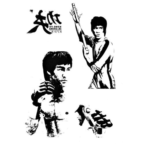 Tatuaż tymczasowy Bruce Lee