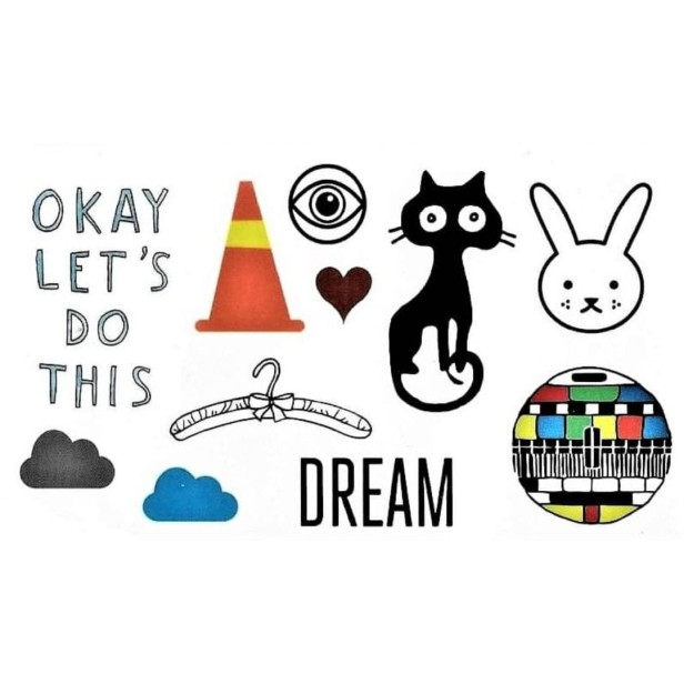 Tatuaże tymczasowe mix