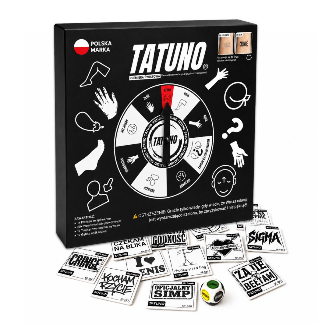 TATUNO gra imprezowa z tatuażami półtrwałymi